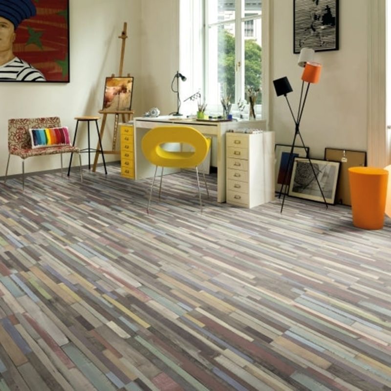 laminate and hardwood floor